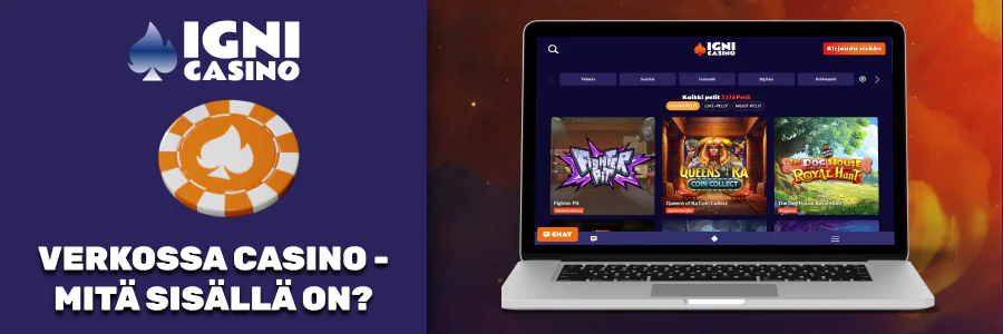 Igni Casino pelivalikoima, kolikkopelit, live-kasino, tuottajat.